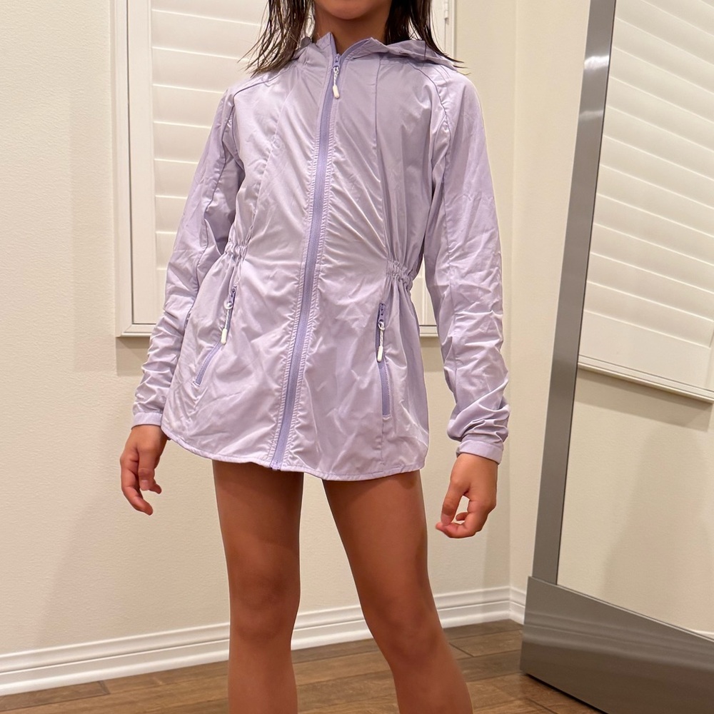 Moodytiger Light Purple Zip-Up Jacket Size 140